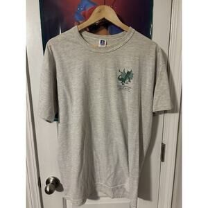 Vintage rare grey Army Chemical Corps Dragon T-shirt russell Size L